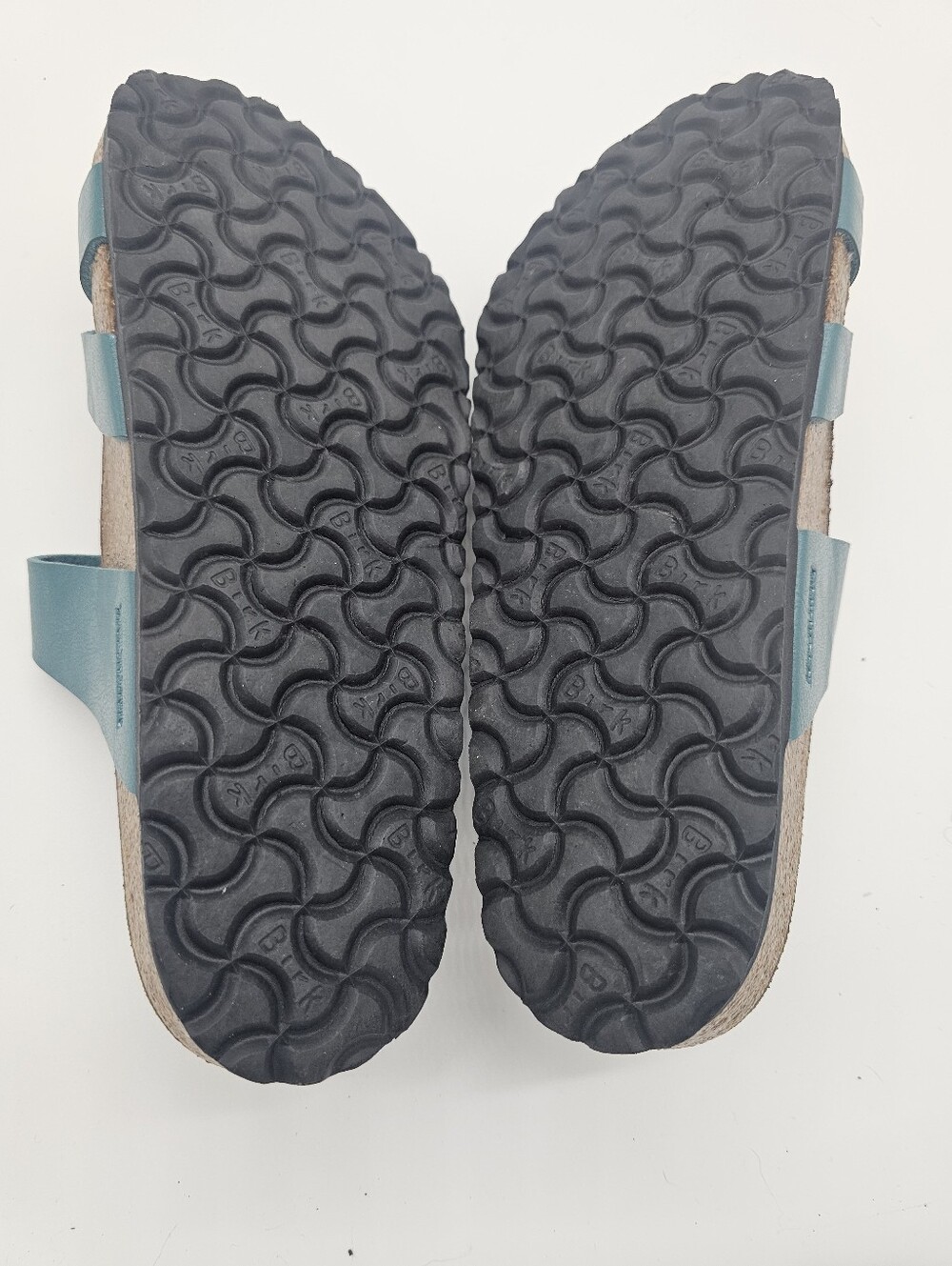 Birkenstock Women’s Teal Franca Graceful Jasper Strappy Leather Sandals Sz 41 - Picture 4 of 4
